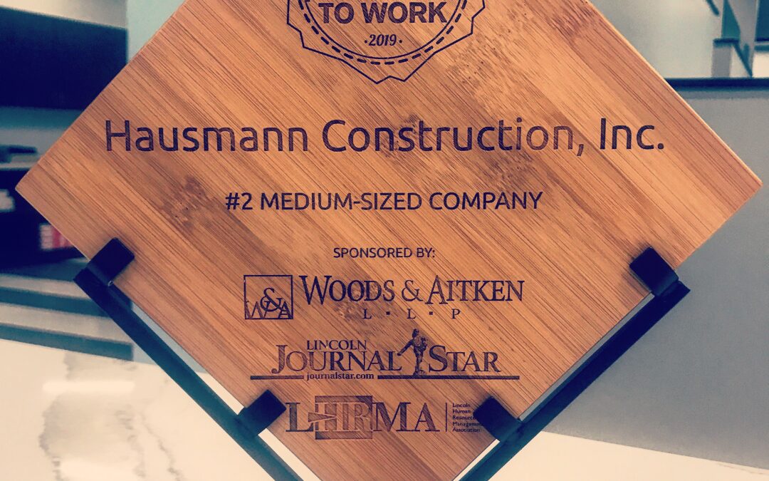 Hausmann is Named a Best Place to Work