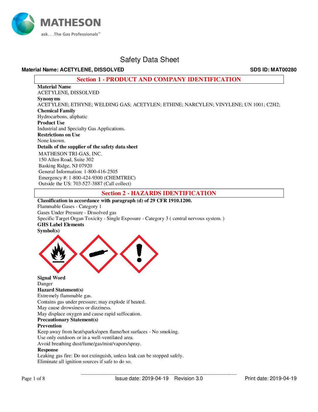 Acetylene Dissolved 2